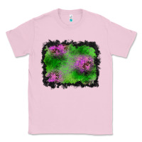 Bubblegum Pink halloween spooky stars background Classic Tee - BundleAndBundleShop