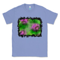 Colony Blue halloween spooky stars background Classic Tee - BundleAndBundleShop