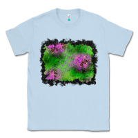 Dusty Blue halloween spooky stars background Classic Tee - BundleAndBundleShop