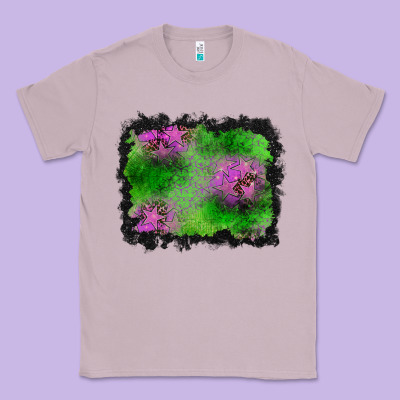 Halloween Spooky Stars Background Classic Tee Designed By Bundleandbundleshop