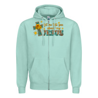 Seafoam let me tell you about my jesus Zipper Hoodie - HRA Design Shop