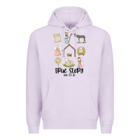 Lilac true story Premium Hoodie - MaliasSmallBusiness