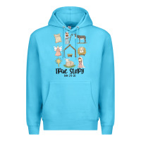 Ocean Blue true story Premium Hoodie - MaliasSmallBusiness