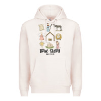 Pale Pink true story Premium Hoodie - MaliasSmallBusiness