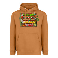 Meerkat national hispanic heritage month with background Heavyweight Hoodie - BundleAndBundleShop