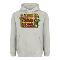 Moon Dust national hispanic heritage month with background Heavyweight Hoodie - BundleAndBundleShop