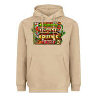 Mushroom national hispanic heritage month with background Heavyweight Hoodie - BundleAndBundleShop