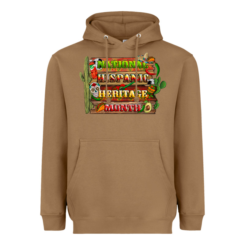National Hispanic Heritage Month With Background Heavyweight Hoodie by BundleAndBundleShop | Teevron