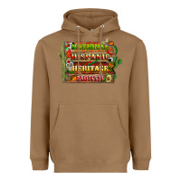 Toasted Coconut national hispanic heritage month with background Heavyweight Hoodie - BundleAndBundleShop