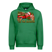 Emerald Tis' The Season Christmas Truck Urban Hoodie - BundleAndBundleShop