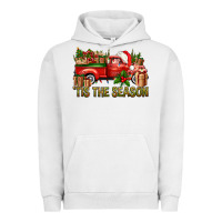 Pigment Lunar Rock Tis' The Season Christmas Truck Urban Hoodie - BundleAndBundleShop