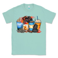 Seafoam monster truck coffee cups Classic Tee - Zillion Design Studio