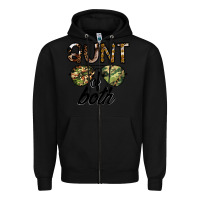 Black aunt of both Zipper Hoodie - CowhideDigitalArt