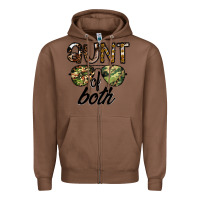 Chestnut aunt of both Zipper Hoodie - CowhideDigitalArt