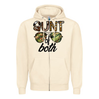 Sandshell aunt of both Zipper Hoodie - CowhideDigitalArt
