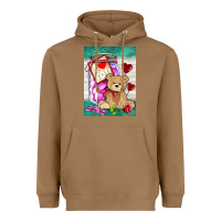 Toasted Coconut candy jar with bear  air Heavyweight Hoodie - AdoDesignShop