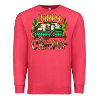 Cardinal happy camper caravan and gnome Premium Sweatshirt - BarkalooDesign