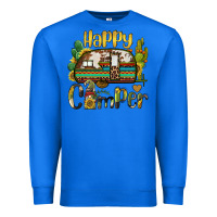 True Royal happy camper caravan and gnome Premium Sweatshirt - BarkalooDesign