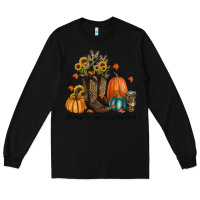 Black pumpkin spice everything Long Sleeve Tee - RanaPortraitStore
