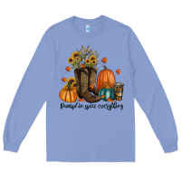 Colony Blue pumpkin spice everything Long Sleeve Tee - RanaPortraitStore