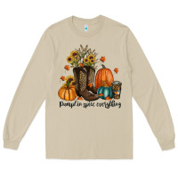 Mushroom pumpkin spice everything Long Sleeve Tee - RanaPortraitStore