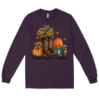 Plum pumpkin spice everything Long Sleeve Tee - RanaPortraitStore