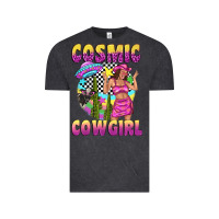 Vintage Black cosmic cowgirl Vintage Tee - texasbilliewilder