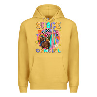 Antique Gold space cowgirl Premium Hoodie - MaliasSmallBusiness