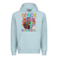 Blue Mist space cowgirl Premium Hoodie - MaliasSmallBusiness