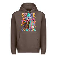 Coffee space cowgirl Premium Hoodie - MaliasSmallBusiness