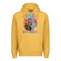 Mustard space cowgirl Premium Hoodie - MaliasSmallBusiness