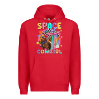 Red space cowgirl Premium Hoodie - MaliasSmallBusiness