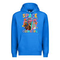 True Royal space cowgirl Premium Hoodie - MaliasSmallBusiness