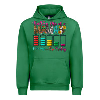 Emerald Battery Life Of A Mama Urban Hoodie - BundleAndBundleShop