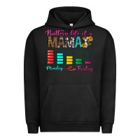 Pigment Black Battery Life Of A Mama Urban Hoodie - BundleAndBundleShop