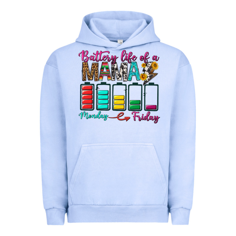 Battery Life Of A Mama Urban Hoodie by BundleAndBundleShop | Teevron