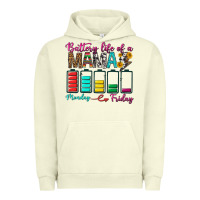 Pigment Pistachio Battery Life Of A Mama Urban Hoodie - BundleAndBundleShop