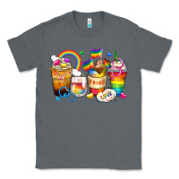 Charcoal Heather pride coffee cups Classic Tee - Zillion Design Studio