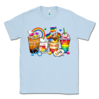 Dusty Blue pride coffee cups Classic Tee - Zillion Design Studio