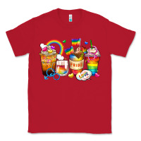 Red pride coffee cups Classic Tee - Zillion Design Studio