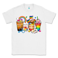 White pride coffee cups Classic Tee - Zillion Design Studio