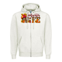 Oatmeal Heather firefighter wife with hat sunflowers Zipper Hoodie - HRA Design Shop