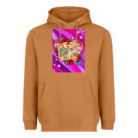 Meerkat playing cards with pearls and glitter air Heavyweight Hoodie - AdoDesignShop