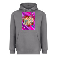 Storm playing cards with pearls and glitter air Heavyweight Hoodie - AdoDesignShop
