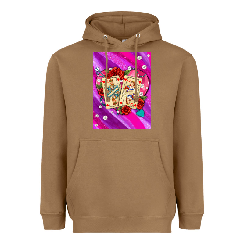 Playing Cards With Pearls And Glitter Air Heavyweight Hoodie by AdoDesignShop | Teevron