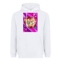 White playing cards with pearls and glitter air Heavyweight Hoodie - AdoDesignShop