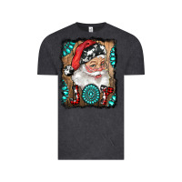 Vintage Black Santa Claus Joy Vintage Tee - RanaPortraitStore