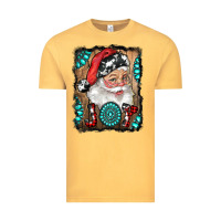 Vintage Mustard Santa Claus Joy Vintage Tee - RanaPortraitStore