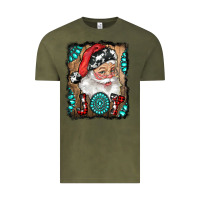 Vintage Olive Santa Claus Joy Vintage Tee - RanaPortraitStore
