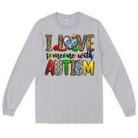 Moon Dust i love someone with autism Long Sleeve Tee - Zillion Design Studio